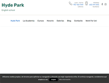 Tablet Screenshot of hydeparkcordoba.com